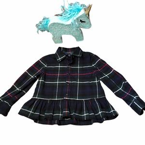 Polo Ralph Lauren Long Sleeve Ruffle Blouse 4T